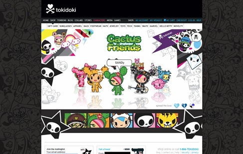 Creative Website Designs for Your Inspiration - tokidoki