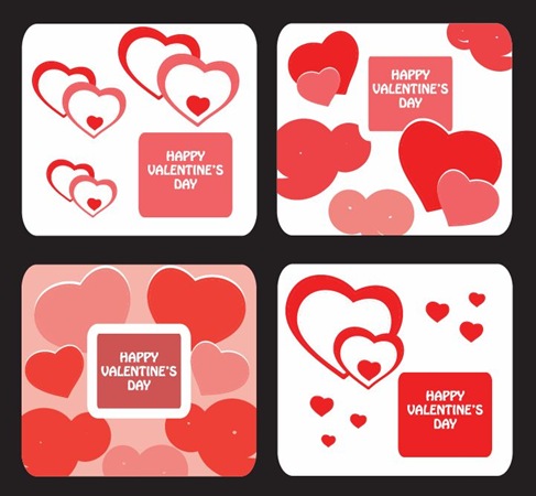 Greeting Card Templates for Valentine Day