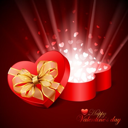 Valentines Day Card Vector Illustration