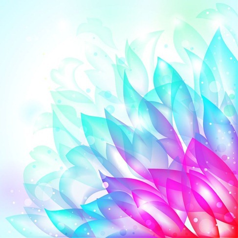 Dream Flower Vector Background