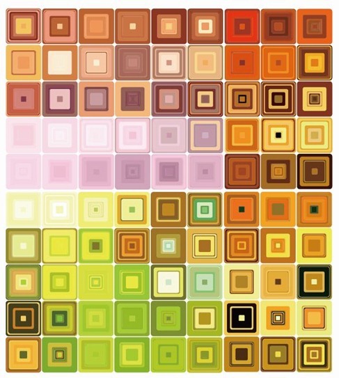 Geometric Mosaic Vector Background