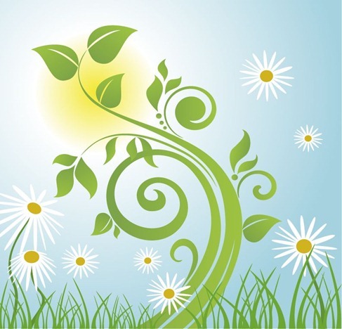 Spring Tree Vector Illustration