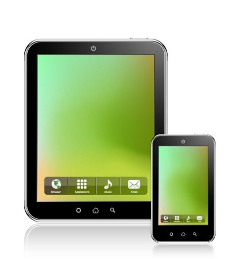 Tablet PC Vector