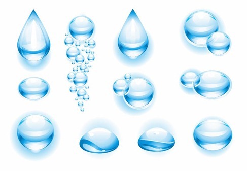 Vector Water Drops