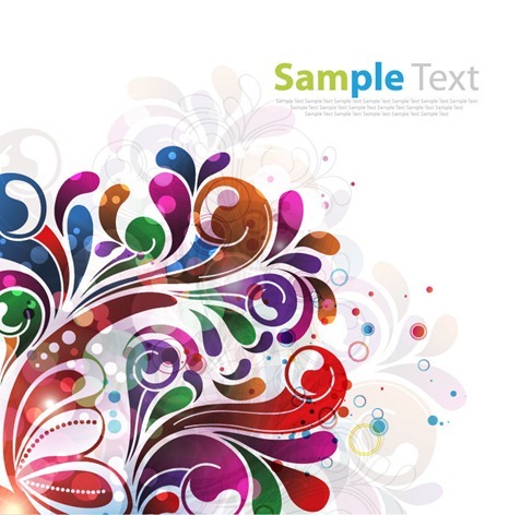 Abstract Floral Background