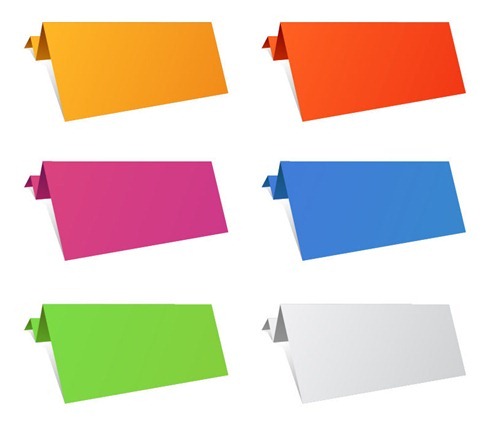 Colorful Origami Paper Sheets