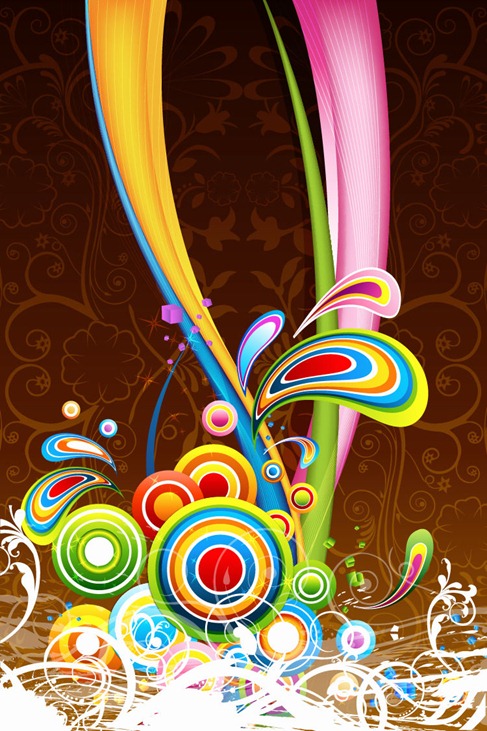 Floral Colorful Background 2