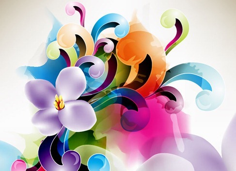 Floral Ornament Vector Illustration