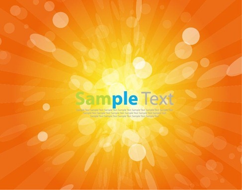 Vector Sunshine Background