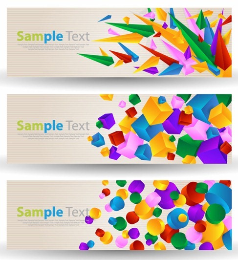 Abstract Colorful Banner