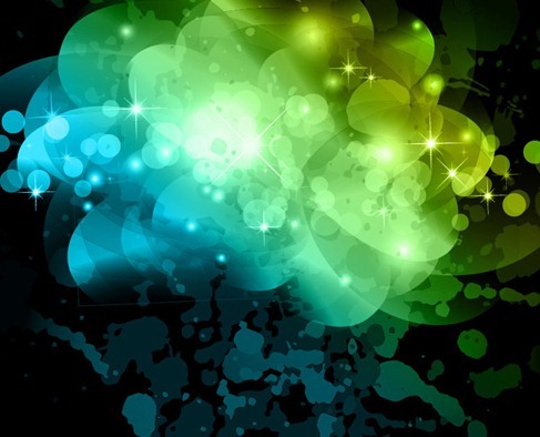 Abstract Bokeh Vector Background