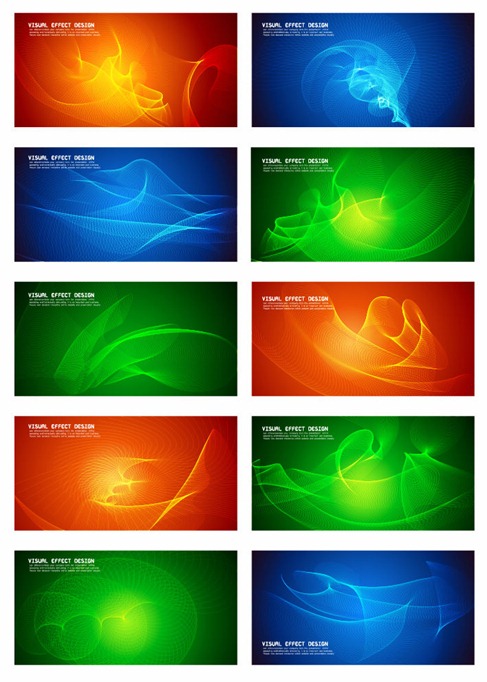 Visual Effect Design Vector Set All