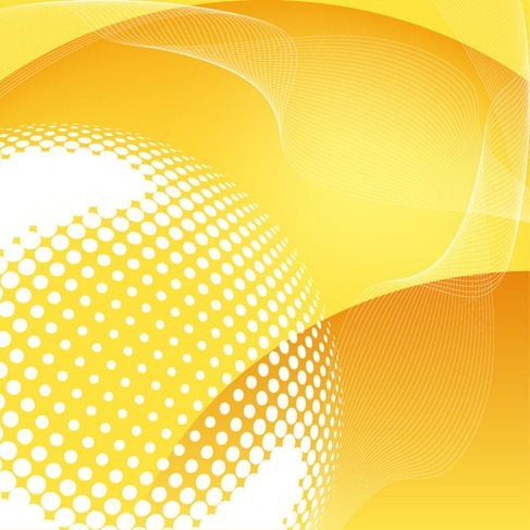 Abstract Yellow Vector Background