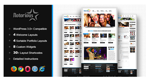 Notorious WordPress Theme