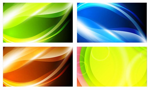 Abstract Vector Background Set