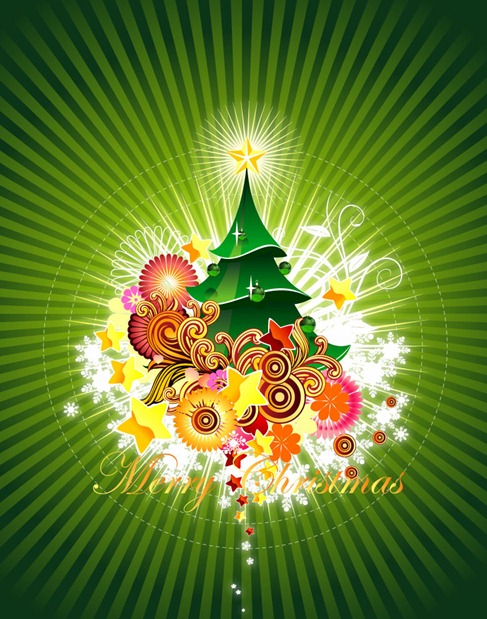 Christmas Card Vector