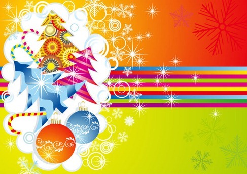 Xmas Card Vector Illustration