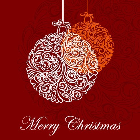 Christmas Ball Vector Graphic