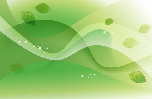 Abstract Spring Green Vector Background