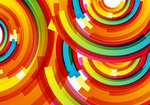 Vector Color Background Spiral