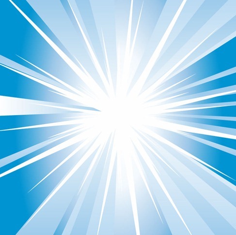 Abstract Blue Shining Background Vector