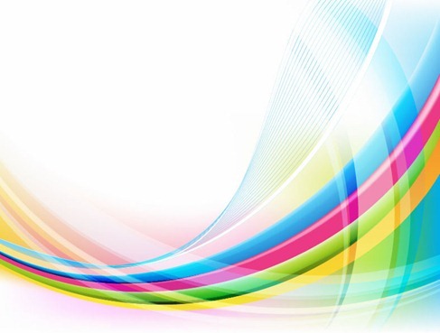 Abstract Colorful Wave Vector Illustration