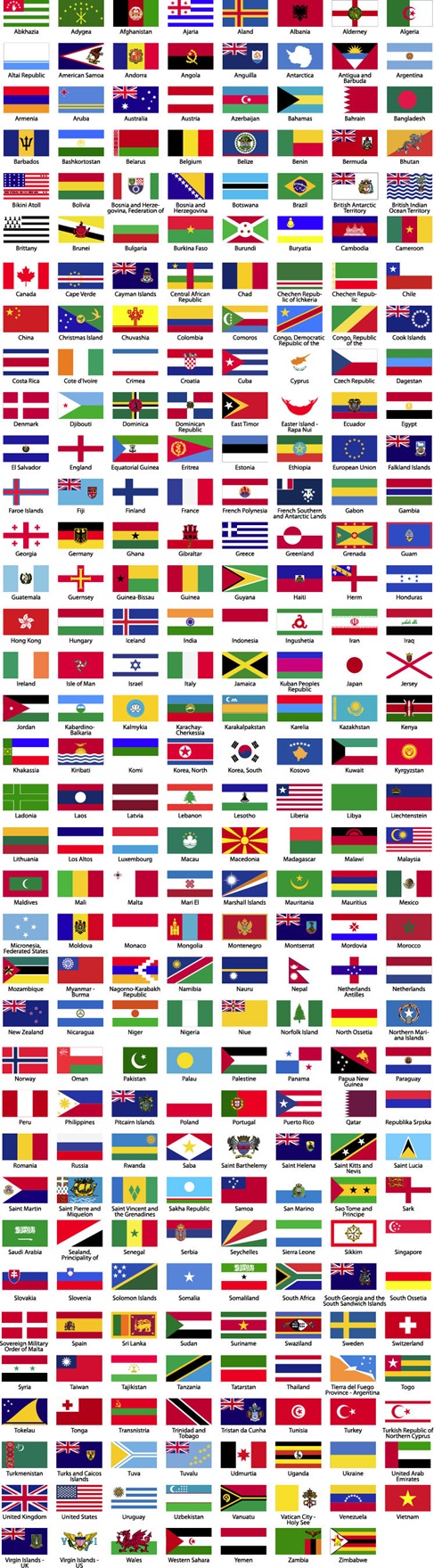 Flags-of-the-World-Sorted-Alphabetically-Preview