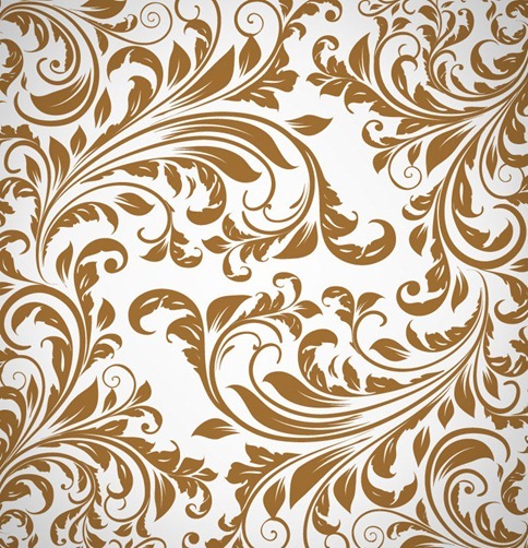 Free Abstract Floral Pattern Background Vector