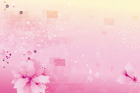 Abstract Pink Flowers Background