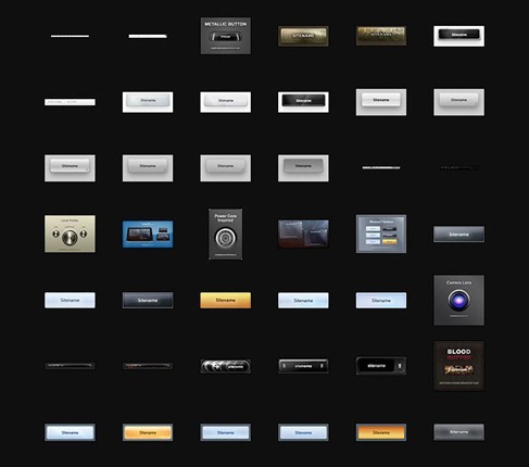 Big Button Collection 250 Free Photoshop Files preview04