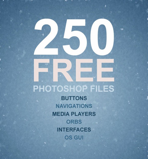 Big Button Collection 250 Free Photoshop Files preview1