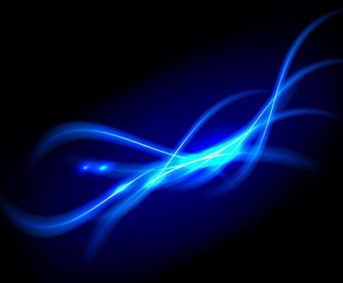 Abstract Blue Glowing Background Vector