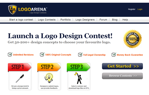 Logo Design Contests  Homepage