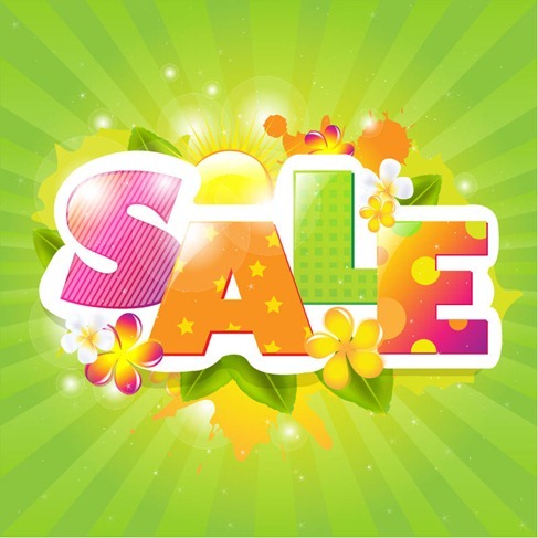 Summer Sale Poster Design Vector Illustration