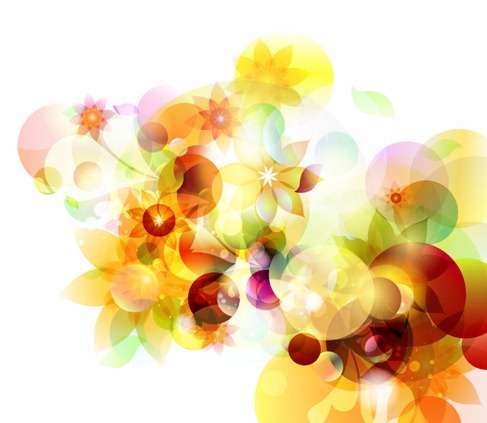 Abstract Autumn Sunshine Vector Background