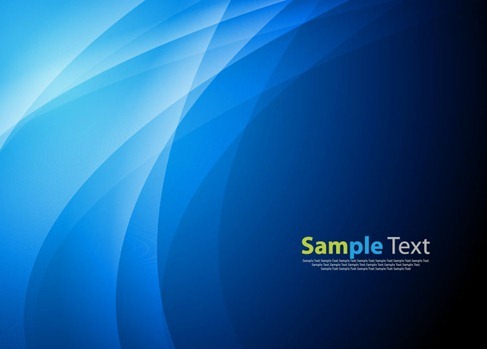 Blue Abstract Wave Background Vector Graphic