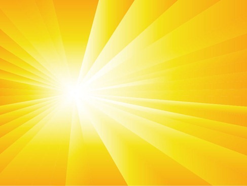 Summer Background with Sun Burst