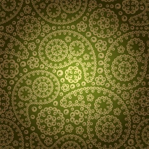 Vintage Floral Pattern Seamless Background