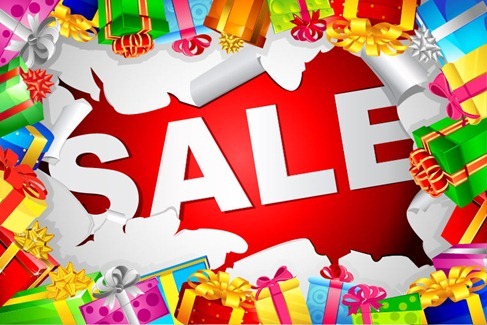 Christmas Sale Vector Illustration