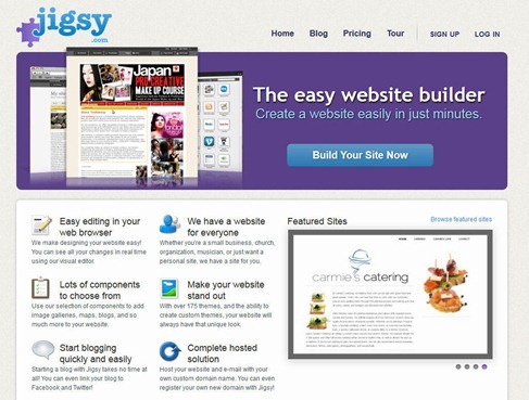 jigsy- 10 Best Online Website Builders to Create Free Websites