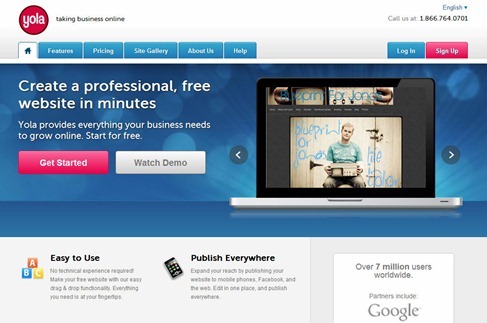 yola- 10 Best Online Website Builders to Create Free Websites