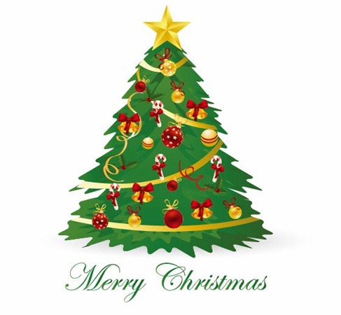 Christmas Tree Vector Illustration 3