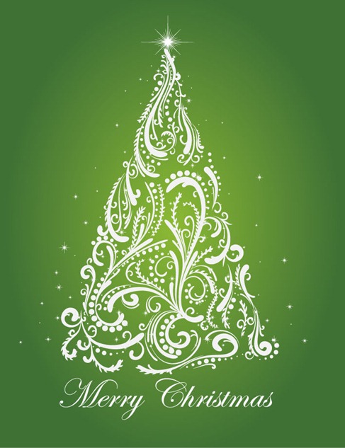 Christmas Tree Vector Illustration 5