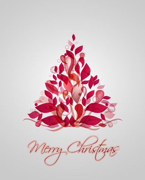 Christmas Tree Vector Illustration 6