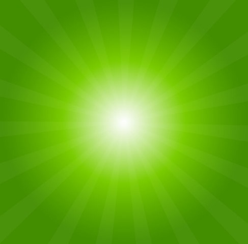 Green Light Burst Abstract Background