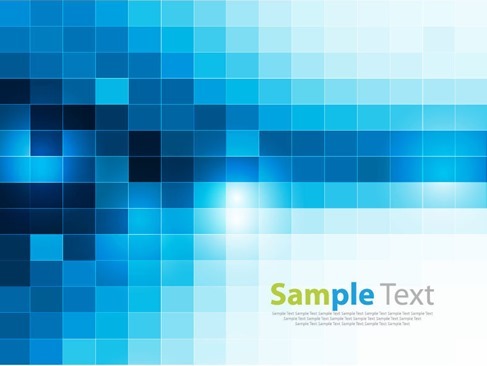 Abstract Square Pixel Mosaic Background