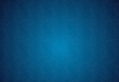 Retro Background Floral Blue Pattern