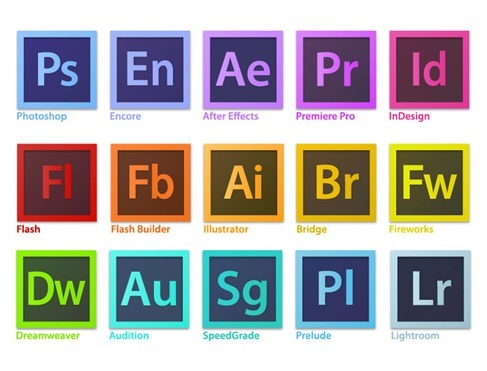 Adobe Creative Suite Family Software Logo Vector