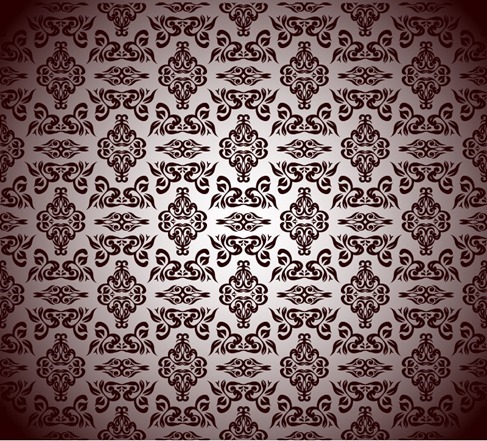 Royal Floral Pattern Background Vector Graphic