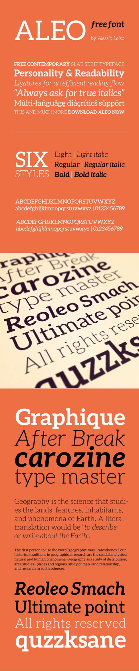 Aleo Free Font Preview